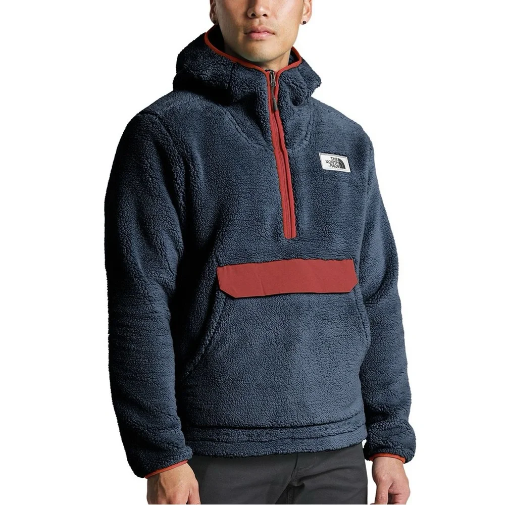 The North Face CampshireHooded Fleece Sherpa Pullover Hoodie - Mens Small - Picture 1 of 7